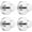 Chrome, variant on Suction Cup Hooks for Shower, Bathroom,Glass Windows,Tile – Towel, Loofah, No-Drill Wreath Hanger for Front Door Waterproof Hook Hold (Chrome) 4 Packs