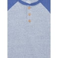 thumbnail image 3 of Wonder Nation Boys Henley Shirt with Short Sleeves, Sizes 4-18 & Husky, 3 of 3