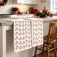 thumbnail image 6 of 2 Pack Christmas Hand Towels, Candy Cane Christmas Kitchen Towels, Soft Absorbent Holiday Dish Towels for Bathroom Kitchen Decor, Xmas Gift, 15.7 x 23.6 inch, 6 of 7