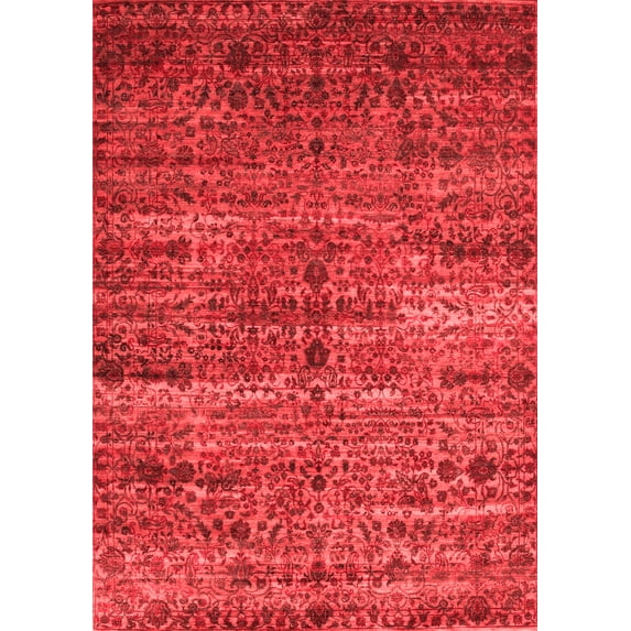 Ahgly Company Indoor Rectangle Persian Red Traditional Area Rugs, 2' x 4'