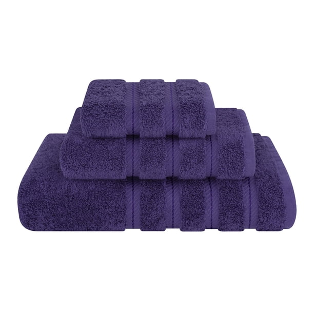 Juego de toallas American Soft Linen Premium de 3 piezas, 100% algodón