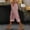 A296 Pink, variant on Xdegoge Casual Cropped Pants for Women Drawstring Elastic Waist Capris with Pockets Striped Cuffed Hem Lightweight Comfy Lounge Beach Trousers Summer Everyday Wear