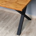 thumbnail image 2 of Home Soft Things X-Type Iron Solid Metal Furniture Table Legs 30" (2 pc), 2 of 5