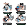 thumbnail image 4 of Toystoory Cómodas correas de hombro para bolsas de pelotas de golf con acolchado transpirable para una experiencia de transporte agradable Golf negro, 4 of 6