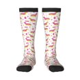 thumbnail image 2 of Lsque Dachshund Dog Puppy Printed Crew Socks Men's Women's LightWeight Thin Casual Calf Socks ,Knee High Socks,Cotton Socks, 2 of 9