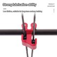 thumbnail image 4 of Sportteer Archery Bow Slider Splitter Bowstring Slider Composite Bowstring Divider Aluminum Alloy Archery Cable Slide Glide Replacement Aluminum Alloy Bow Splitter, 4 of 8