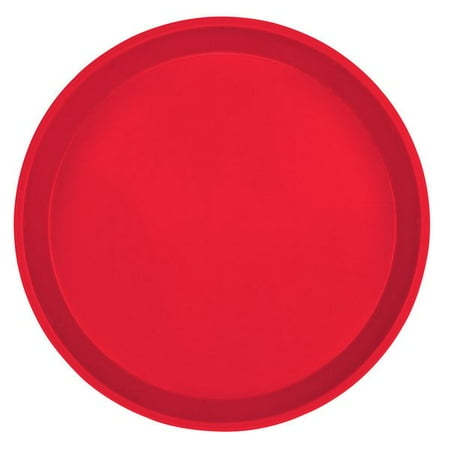 Cambro 1100521 11" Round Cambro Red Fiberglass Camtray - 12/Case