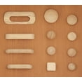 thumbnail image 3 of Hickory Hardware P180-UW 1.25 In. Natural Woodcraft Unfinished Wood Cabinet Knob, 3 of 3