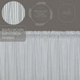 thumbnail image 4 of VHC Brands Sawyer Mill Blue Ticking Stripe Blackout Panel 84x40, 4 of 5