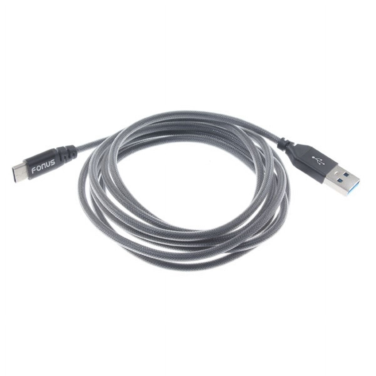 34W Home Charger w Type-C 6ft USB Cable P8J for Motorola Moto G7 Power Play G6 - Nokia 3.1, 7.1, 8, Plus - OnePlus 5T, 6, 6T, 7 Pro - Razer Phone 2 - RED Hydrogen One