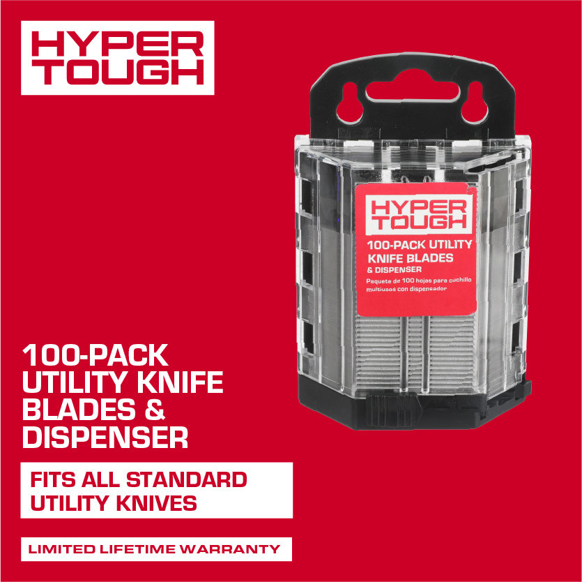 Hyper Tough 100 Cuchillas para Cúter con Dispensador 3
