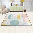 thumbnail image 3 of SKYSONIC Cute Space Moon Lightweight Carpet Mats Area Soft Rugs Floor Mat Rug Decoration for Kids Room Living Room Bedroom 72 x 48 inches, 3 of 6