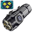 thumbnail image 3 of Wmool Three-Eyed Mini Flashlight Flash Super Power Waterproof Outdoor Travel NICE, 3 of 9