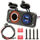 thumbnail image 1 of Panel Adaptador De Cargador Usb Dual 2 En 1 De 4,8 V Con Encendedor De Coche Para Coche, Barco, Camión, Atv, 12/24V Con Indicador Cateissary VI006945-00, 1 of 7