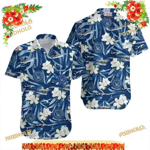 US Navy Hawaiian Shirt