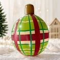 thumbnail image 4 of Yuhsdv 24 Inch Giant PVC Inflatable Christmas Ball Ornaments Large Xmas Blow Ball Decorations Inflatables  Holiday Decorations Christmas Decor for Home Outdoor, 4 of 9