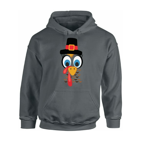 Awkward Styles Thanksgiving Hoodie Turkey Face Hooded Sweatshirt
