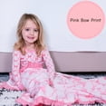 thumbnail image 6 of LollyBanks Ruffle Baby Girl Blanket, Organic Cotton Muslin Crib Quilt, 40 x 36 in, Pink Bow Print, 6 of 8