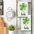 thumbnail image 7 of Kugisaki St.Patrick's Day Kitchens Towel Green Clovers Hand Towel St.Patrick's Day Kitchen Dish Towels Festival Decorations Ideal Gifts 18x26 In, 7 of 7