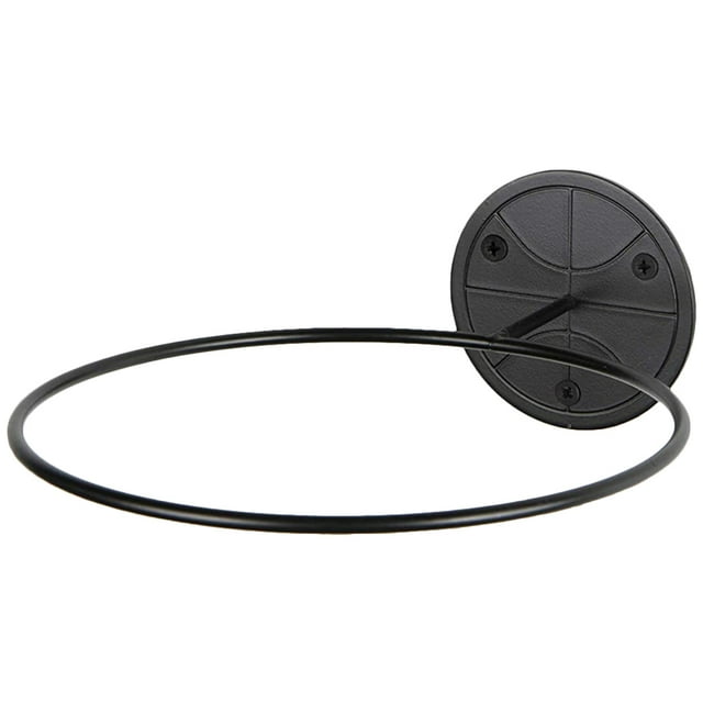 Miangastore Wall Basketball Rack Metal Football Holder Wall Football Holder Hat Display Rack Wall Ball Rack