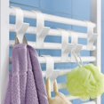 thumbnail image 4 of 10 pieces Radiator Hook, Hook for White Plastic Radiators, Towel Dryer Radiator Hook, Bathroom Towel Hanger, Hook for Bathroom, Kitchen (White), 4 of 5