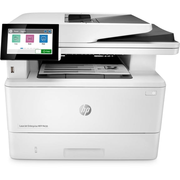 HP LaserJet Enterprise MFP M430f Monochrome All-in-One Printer with built-in Ethernet & 2-sided printing (3PZ55A),white, Large(International Model)