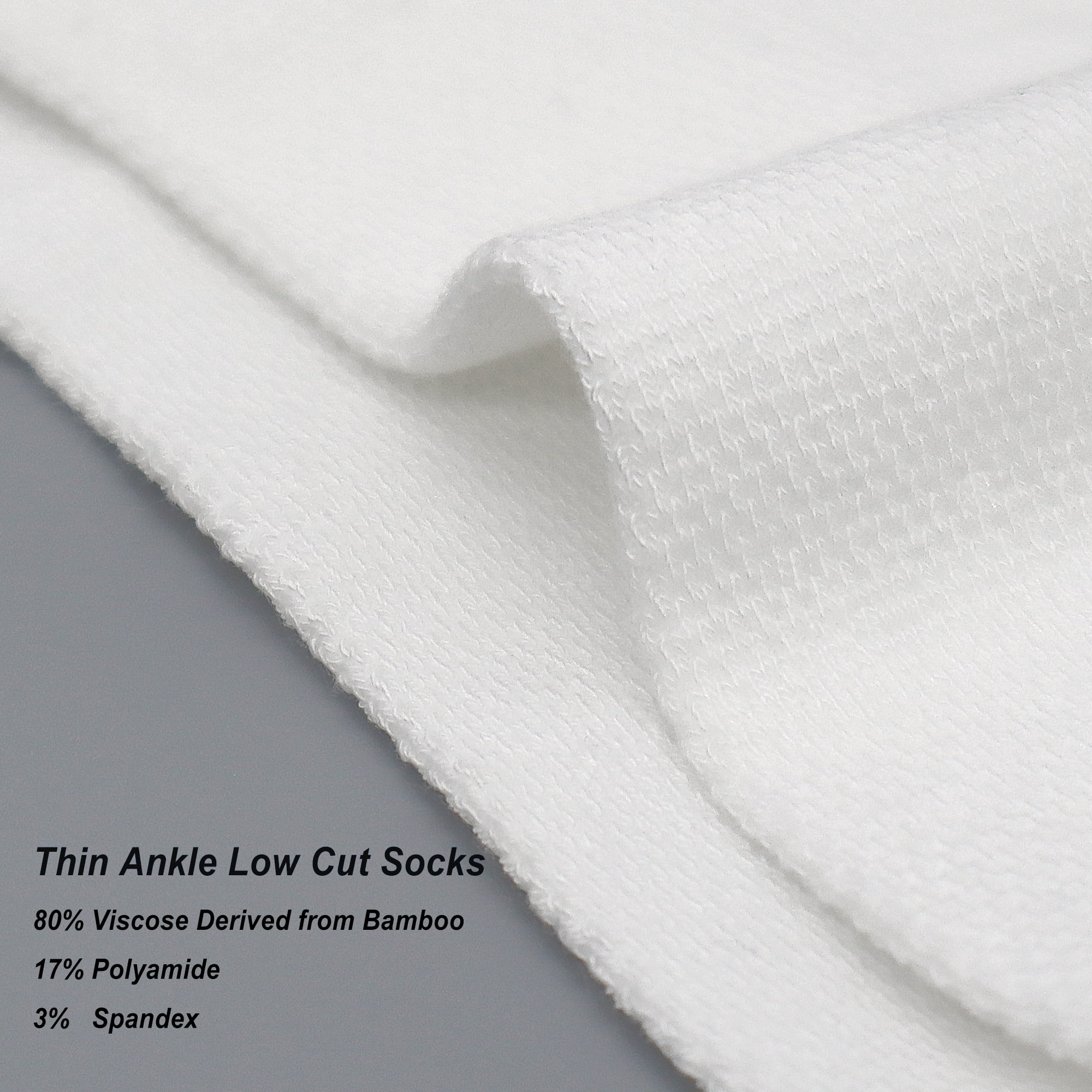 Breathable Viscose Bamboo Mesh Socks for Women – Lightweight, Low-Cut Ankle Odor Free – 50-Pair Bulk Set