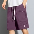 thumbnail image 2 of Xihbxyly Pantalones Cortos Deportivos Ligeros y Transpirables para Hombre, con Bolsillos con Cremallera, Ideales para Entrenar y Nadar, para Correr o Entrenar En El Gimnasio, Estilo Casual para Hombr, 2 of 6