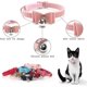 thumbnail image 2 of Adjustable, Soft and Safe Velvet Cat Collar with Bell and Double Bow Tie (Black), 2 of 5