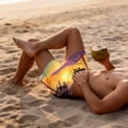 thumbnail image 4 of Aobny Plus Size Men Shorts Board Hawaiian Bottom Baggy Big & Tall Mens Pants Casual,M, 4 of 8