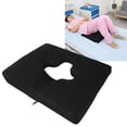 thumbnail image 6 of Coccyx Seat Cushion Black T Shape Opening Foam Cushion Washable Triangular Inclined Plane Gel Memory Foam Seat Detachable Gel Pillow Seat Cushion For Elderly Wheelchair Bedridden, 6 of 8