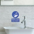 thumbnail image 4 of Hand Wash Stickers - 6pcs Washed Out Poster Hand Protection Signs Employees Wash Hands Poster Please Wash Your Hands Sign for Bathroom Warning Sticker, 4 of 5