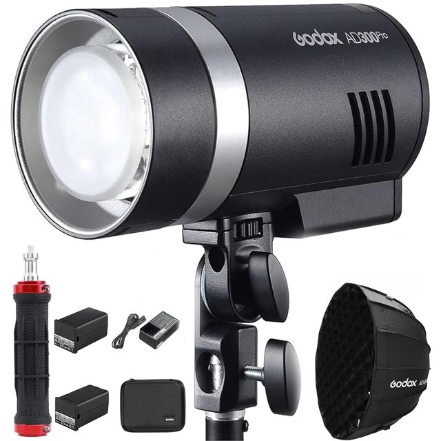 Kit Flash Godox AD300Pro 300Ws con batería y Softbox
