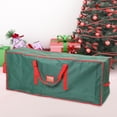 thumbnail image 3 of Large Christmas Tree Storage Bag Christmas Storage Containers Practical Zippered Green 122x38x50cm, 3 of 9