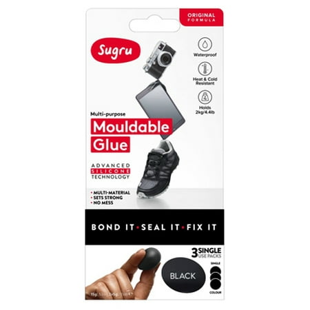 Sugru G Single Use Packs Black Sugru G Single Use Packs Black
