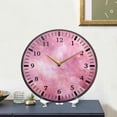 thumbnail image 7 of Pink Clouds Wall Clock Silent Non-Ticking Round 12 Inch Quartz Battery Operated Wall Clock for Kitchen,Bedroom,School,Living Room Home Decor, 7 of 7