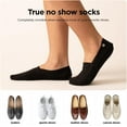 thumbnail image 5 of No Show Socks 3 Pairs for Women and Men, Non Slip, Low Cut Liner, Invisible, Loafer, Sneaker, Flats, Boat Socks, 5 of 5