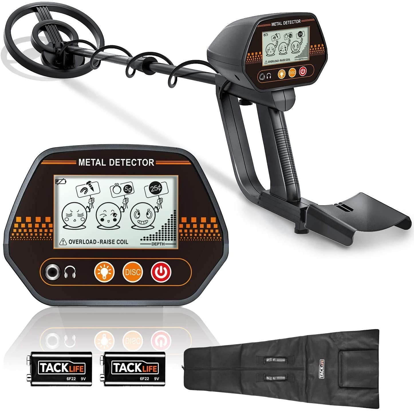 Details about   MD-3010II Metal Detector Deep Sensitive Pinpoint Gold Digger Hunt LCD Waterproof 