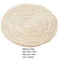 thumbnail image 4 of Cheers.US Yoga Meditation Futon Round Cushion, Cushion Floor Straw Meditation Soft Yoga Seat Mat, 4 of 6