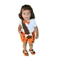 thumbnail image 5 of FEIFLY Halloween Kids Toddler Caveman Halloween Dog Bones Historical Caveboys Party Romper Strap Shorts Hats Outfits Sets Birthday Child Clothes Sets, 5 of 9