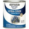 Rust-Oleum 224428 Painter's Touch Latex Paint, Quart, Gloss Deep Blue