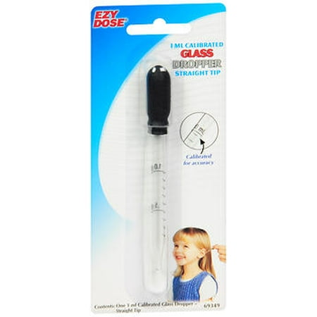10 Ml Slip Tip - Ezy Dose 1 ML Calibrated Straight Tip Glass Dropper 69349 - 1 ea.
