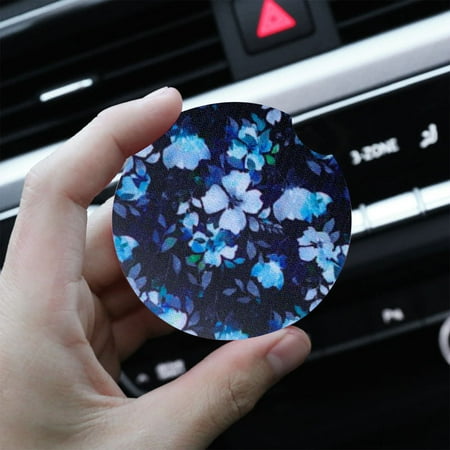 

ERTUTUYI 2 Pack Removable Universal Neoprene Car Cup mats for Drinks Absorbent