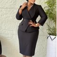 thumbnail image 4 of Women's Elegant Bodycon Formal Mini Cocktail Party Formal Work Office Dress, 4 of 5