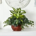 thumbnail image 4 of Nearly Natural Artificial Dieffenbachia & Ivy with Decorative Planter, 4 of 4