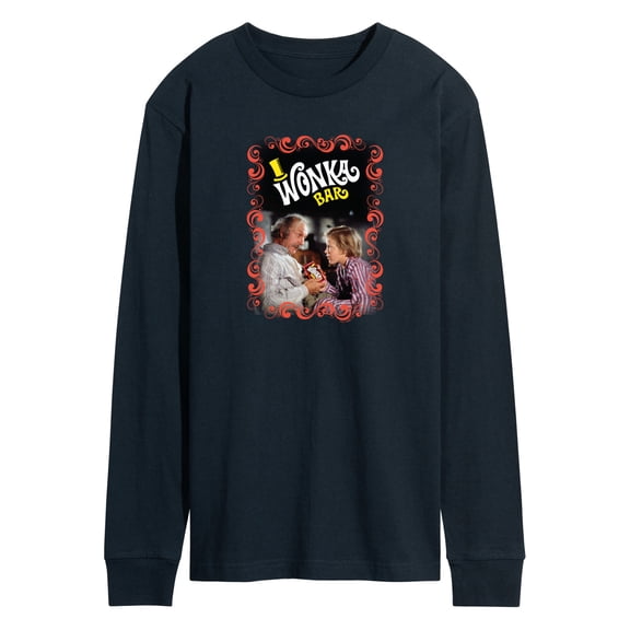 Willy Wonka & The Chocolate Factory - Charlie & Grandpa Joe - Men's Long Sleeve T-Shirt