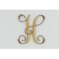 thumbnail image 1 of 1 Pc, 4 Inch X 1/4 Inch Thick Wood Letters H In The Vine Font Great For Craft Project & Different Decor, 1 of 3