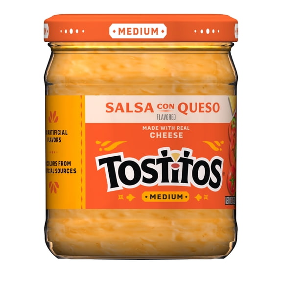 Tostitos Con Queso Cheese, No Artificial Colors, No Artificial Flavors, 15 oz Jar