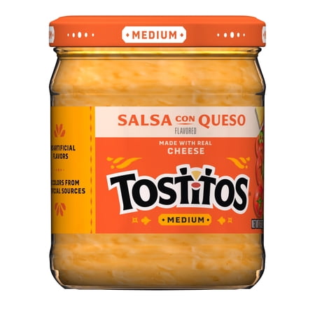 Tostitos Con Queso Cheese, No Artificial Colors, No Artificial Flavors, 15 oz Jar