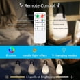 thumbnail image 4 of Outdoor Table Lamp for Patio Camping, Portable Cordless Design with IP44 Waterproof, Touch Dimmable Switch Rechargeable Battery, for Indoor Outdoor Use (Green), 4 of 5